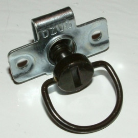 Gancio o Sgancio Rapido ad Anello ARGENTO diametro 6mm lunghezza utile 12mm lunghezza totale 15