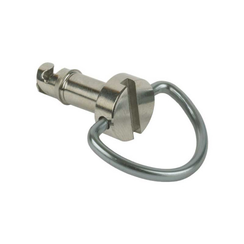 Gancio o Sgancio Rapido ad Anello ARGENTO diametro 6mm, lunghezza utile 12mm, lunghezza totale 15mm