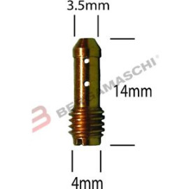 Getto del minimo con 6 fori da 2mm per carburatore MIKUNI EBC 30/96 da 55
