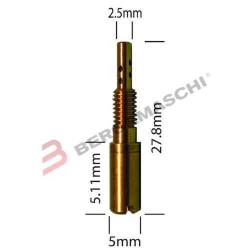 Getto del minimo con 8 fori da 2.5mm per carburatore MIKUNI EBC 224-10 da 50