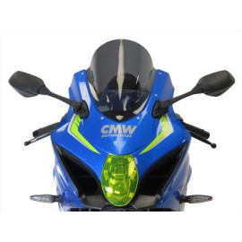 Cupolino Vetri Airflow Super  (High Double Bubble) Trasparente POWERBRONZE per SUZUKI GSX-R 1000 (2017)