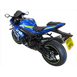 Parafango Posteriore in ABS COLORE NERO RETINA ARGENTO per SUZUKI GSX-R 1000 (2017)