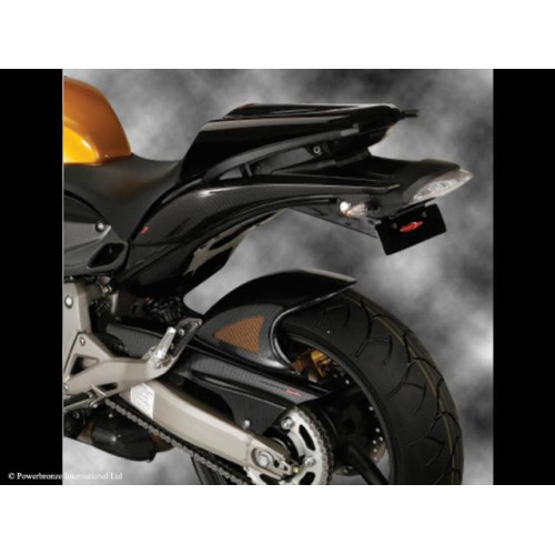 Parafango Posteriore  Colore CARBON LOOK-GOLD MESH per HONDA CB600 HORNET (07-10)