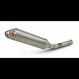 Terminale di scarico Akrapovic SPLIT-ON Ovale full Titanio con DB-Killer NON Omologato KawasakiI KX 250 F (2004/2005) FINO AD ESAURIMENTO SCORTE
