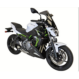 Puntale Motore in ABS POWERBRONZE Nero con Griglia Argento per KAWASAKI Z 650 (2017-2022)