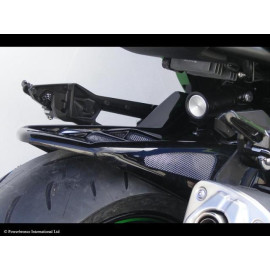 Parafango PosterioreCARBON LOOK-SILVER MESH per KAWASAKI Z800 (13>)