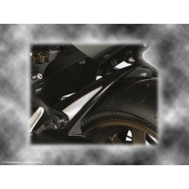 Parafango Posteriore CARBON LOOK-GOLD MESH per KAWASAKI ZZR1400 (12-14) / ZX-14R (12-14)