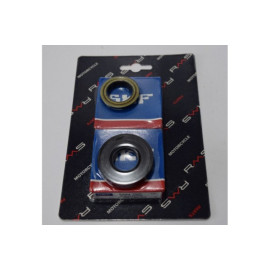 KIT REVISIONE ALBERO MOTORE MINARELLI YAMAHA 50 ORIZZONTALE E VERTICALE CUSCINETTI GABBIA IN NYLON CON PARAOLI