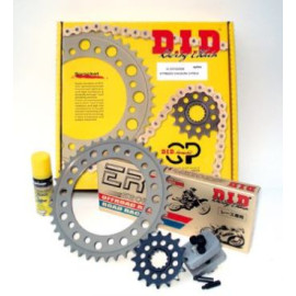 Kit GP Racing DID Passo 520, Pignone 15, Corona 44 Denti, CATENA DID 520 ERV3 G&G 108 MAGLIE per SUZUKI GSX-R 750 (GR77B) (1988-1990)
