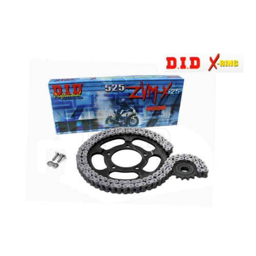Kit Trasmissione DID Pignone da 16 denti Corona da 45 denti Catena 525 ZVMX MAGLIE 120 per BMW S 1000 R (2014)