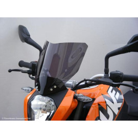 Vetri Airflow (Double Bubble) TRASPARENTE POWERBRONZE per KTM DUKE 125 13/DUKE 200 13-14/DUKE 390 13-14