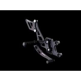 Pedane regolabili con poggiapiede snodato Lightech KAWASAKI ZX-10 R (2008-2010)