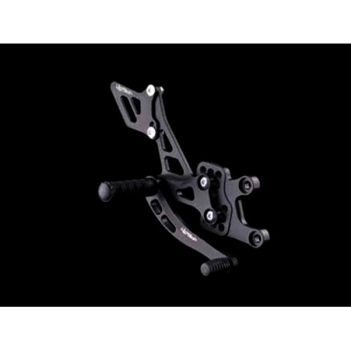 Pedane regolabili con poggiapiede snodato Lightech KAWASAKI ZX-10 R (2008-2010)