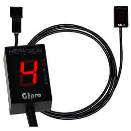 Contamarce Marcia Inserita HEALTECH GIPRO DS Completo di Cablaggio Dedicato per moto dotate di connettore di diagnosi - HARLEY DAVIDSON tutti i modelli dal (2002-2010)