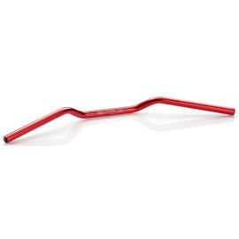 Manubrio Rizoma in Alluminio standard Ø 22mm H 45mm colore ROSSO