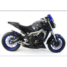 PARAFANGO POSTERIORE - YAMAHA MT-09 14/FZ-09 14 Colore CARBON LOOK-BLUE MESH