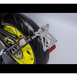 KIT PORTA TARGA REGOLABILE CON CATADIOTTRO per YAMAHA MT-09 (2017>)