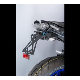 KIT PORTA TARGA REGOLABILE LIGHTECH CON CATADIOTTRO E LUCE TARGA per YAMAHA MT-10 (2016>)