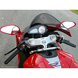 Vetri Airflow (Double Bubble) TRASPARENTE POWERBRONZE per MV AUGUSTA F4 03-09