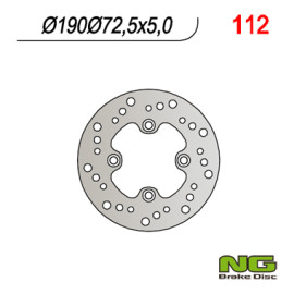 Disco Freno Anteriore  NG per HONDA CN 250 (1990-2002)