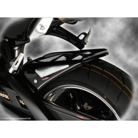 Parafango Posteriore CARBON LOOK-SILVER MESH per SUZUKI B-KING (07-12) (NO CHAIN GUARD)