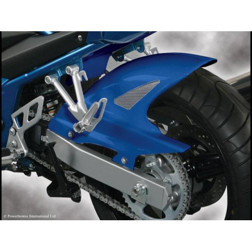 Parafango Posteriore Colore CARBON LOOK-SILVER MESH per SUZUKI GSF650 BANDIT (05-07) (NOT ABS)