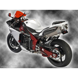 PARAFANGO POSTERIORE colore CARBON LOOK-SILVER MESH per YAMAHA YZF1000R1 (09-13)