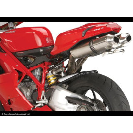 Parafango Posteriore  Colore CARBON LOOK-GOLD MESH per DUCATI 1098/848/1198 (09-13)