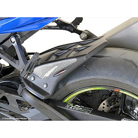 Parafango Posteriore in ABS COLORE NERO RETINA ARGENTO per SUZUKI GSX-R 1000 (2017)