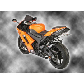 Parafango Posteriore  Colore NERO - RETINA ORO per KAWASAKI ZX6-R (05-06)