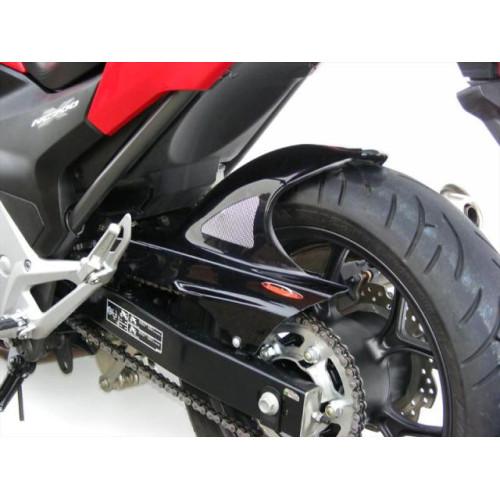 Parafango Posteriore  Colore BIANCO - RETINA ORO per HONDA NC700S (12-14) / NC700X (12-14) / INTEGRA 700 (12-14) / NC750S (2013-2018) / NC750X (2013-2018)