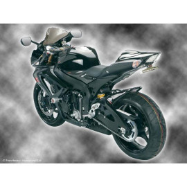 Parafango Posteriore Colore BIANCO - RETINA ORO per SUZUKI GSXR600 (06-10) / GSXR750 (06-10)