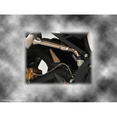 Parafango Posteriore in ABS Colore NERO - RETINA ORO per TRIUMPH STREET TRIPLE/STREET TRIPLE R (07-12)