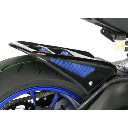 PARAFANGO POSTERIORE - YAMAHA MT-09 14/FZ-09 14 Colore CARBON LOOK-BLUE MESH