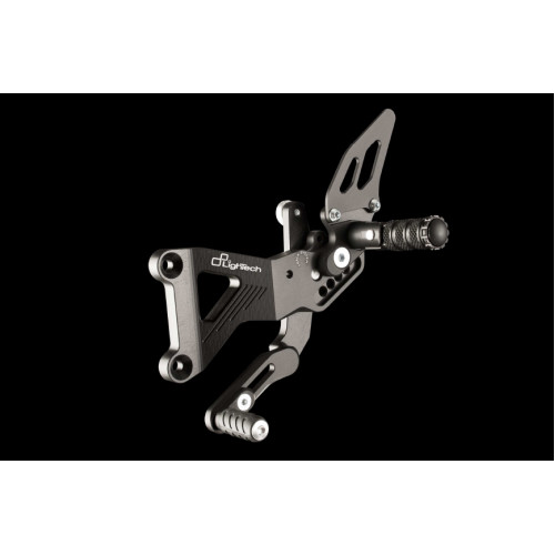 Pedane regolabili con poggiapiede snodato Lightech Ducati 848/1098/1198 REPLICA SBK (2007/2011)