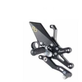 Pedane regolabili con poggiapiede fisso Lightech HONDA CBR 1000 RR / ABS (2008-2017)