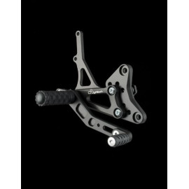 Pedane regolabili con poggiapiede PIEGHEVOLE Lightech HONDA CBR 250 R  (2010-2012>)