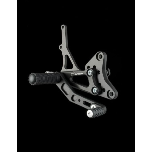 Pedane regolabili con poggiapiede PIEGHEVOLE Lightech HONDA CBR 250 R  (2010-2012>)