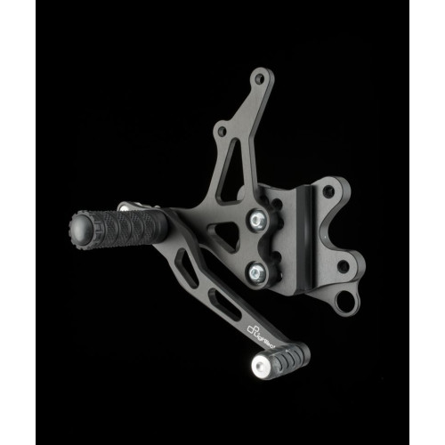 Pedane regolabili con poggiapiede snodato Lightech SUZUKI GSX R 600/750 (2006-2010)