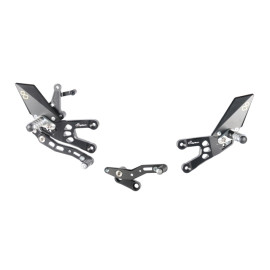 Pedane regolabili con poggiapiede fisso Lightech HONDA CBR 600 RR (2007/2016>)