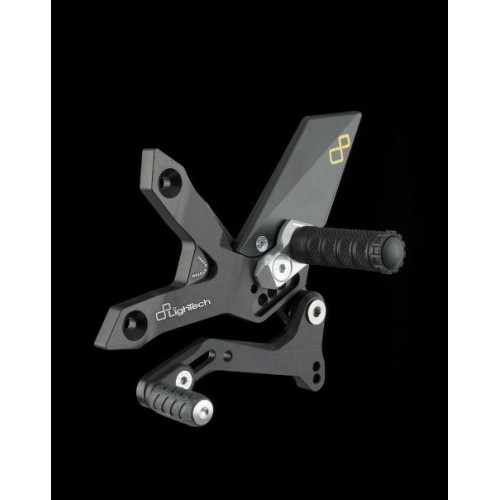 Pedane regolabili con poggiapiede fisso Lightech KAWASAKI Z 750 (2007-2012)