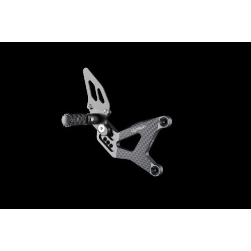 Comandi Pedane Arretrate Regolabili LIGHTECH con Poggiapiede Fisso MV AGUSTA BRUTALE / F4 (2000/2015)