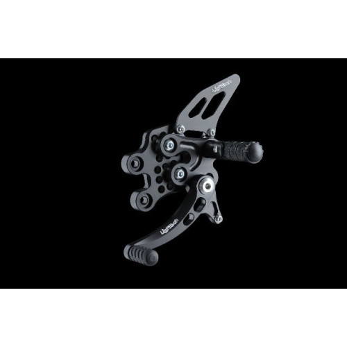 Pedane regolabili con poggiapiede snodato Lightech SUZUKI GSX R 1000 (2005-2006)