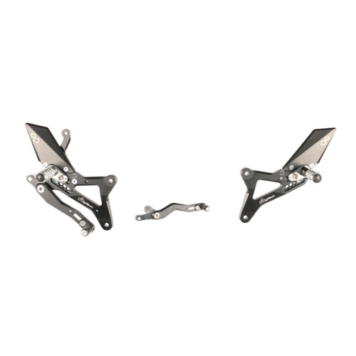 Pedane regolabili con poggiapiede snodato Lightech YAMAHA YZF R1 (2009-2014)