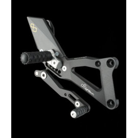 Pedane regolabili con poggiapiede snodato Lightech YAMAHA R1 (2007- 2008)