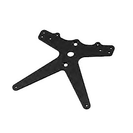 Porta Targa Regolabile Universale RIZOMA linea STANDARD completo di Luce Targa - Catarinfrangente - Attacchi Frecce - 2 Piatti Targa