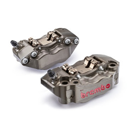 Pinze radiali brembo per dischi fascia frenante 34 mm Th 5,5 mm -  Kit SX+DX CNC P4 30/34 (con pastiglie) - interasse 108 mm -