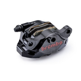 Pinza Posteriore 84 mm P2 34 CNC SUPER SPORT  (Con pastiglie) - MONTA SU ATTACCO ORIGINALE APRILIA E DUCATI - Anodizzata Nera -
