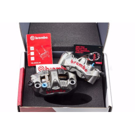 Brembo Racing coppia pinze radiali GP4RS monoblocco GP4-RS intersasse 108mm con pastiglie