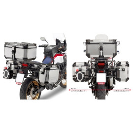 Portavaligie laterale specifico per valigie MONOKEY® CAM-SIDE Trekker Outback GIVI per HONDA CRF 1000 L AFRICA TWIN (2016)